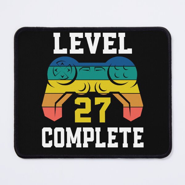 Item preview, Level 27 Complete, Retro Video Gamer 27th Birthday designed and sold by Fabvity.