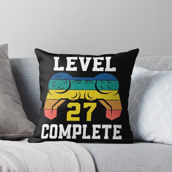 Item preview, Level 27 Complete, Retro Video Gamer 27th Birthday designed and sold by Fabvity.
