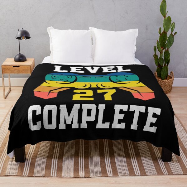 Item preview, Level 27 Complete, Retro Video Gamer 27th Birthday designed and sold by Fabvity.