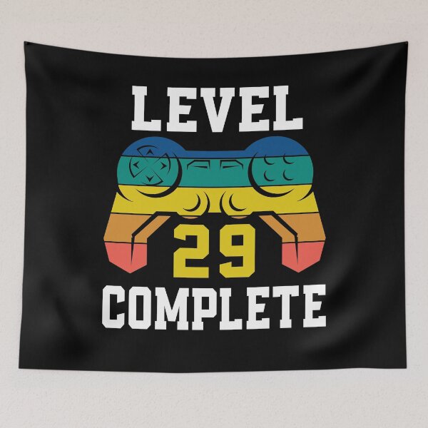 Item preview, Level 29 Complete, Retro Video Gamer 29th Birthday designed and sold by Fabvity.