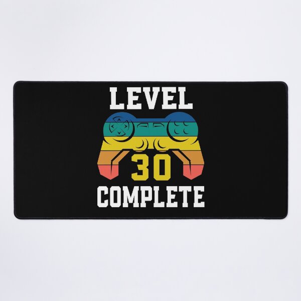 Item preview, Level 30 Complete, Retro Video Gamer 30th Birthday designed and sold by Fabvity.