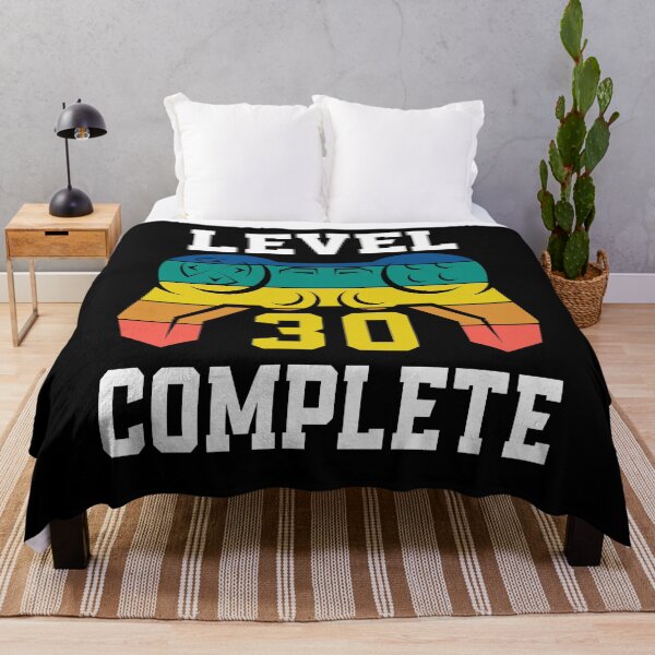 Item preview, Level 30 Complete, Retro Video Gamer 30th Birthday designed and sold by Fabvity.