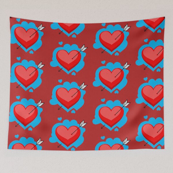 Item preview, Red Heart With Arrow - Unique designed and sold by ElPatron258366.