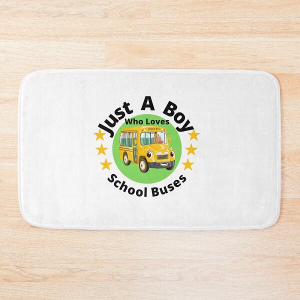 Item preview, Just A Boy Who Loves School Buses designed and sold by Global  Designs.
