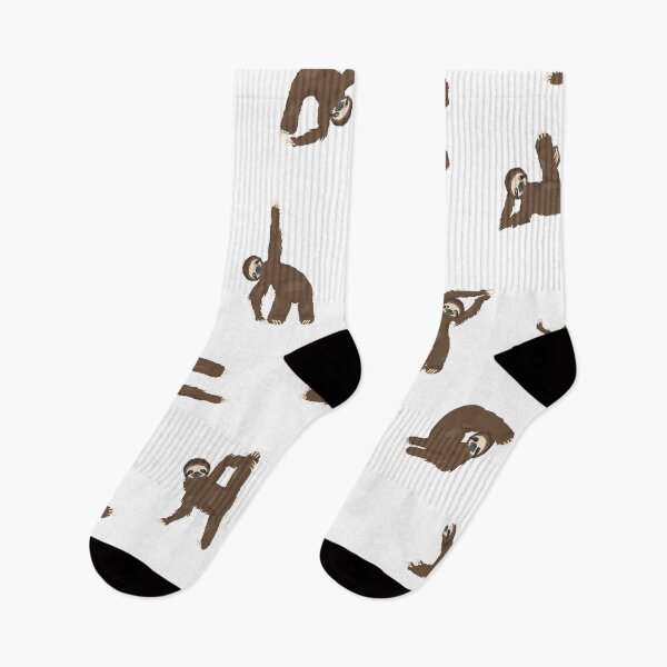 Item preview, Happy Sloth Yoga Seamless Digital Papers designed and sold by NOorYES.