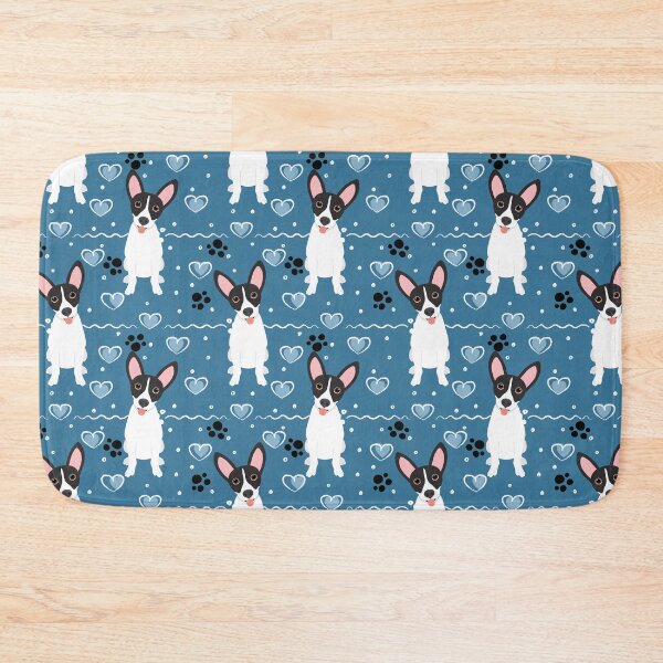 Item preview, Love Black and White Rat Terrier designed and sold by Lulupainting.