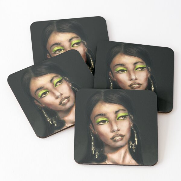 Item preview, Woman portrait digital drawing designed and sold by LeeTulpa.