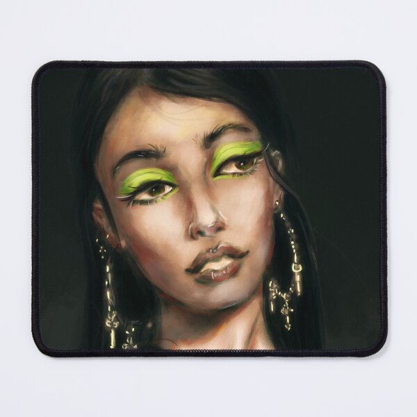 Item preview, Woman portrait digital drawing designed and sold by LeeTulpa.