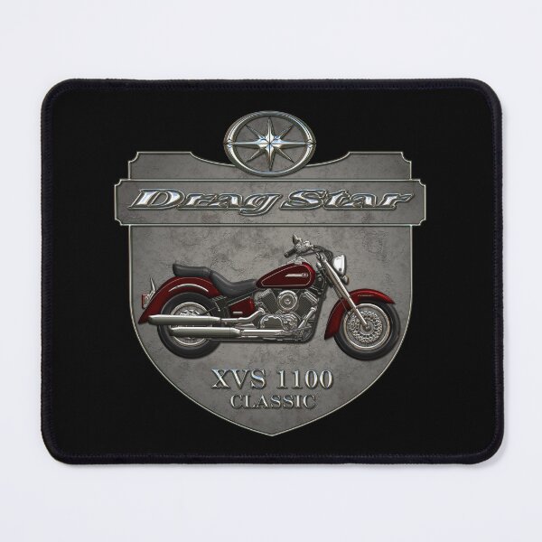 Item preview, Concrete Shield Drag Star XVS 1100 Red designed and sold by KlaraBubble.
