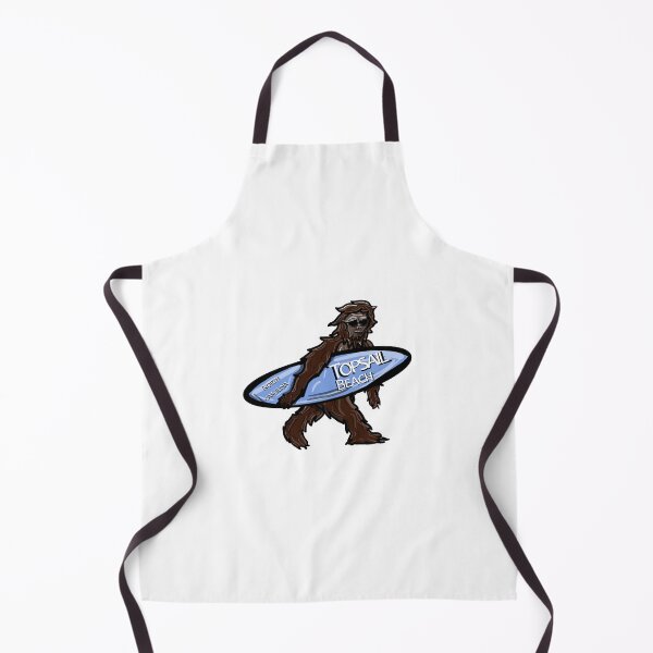 Item preview, Bigfoot Topsail Beach with Surfboard version 2 designed and sold by JulesNeerg.