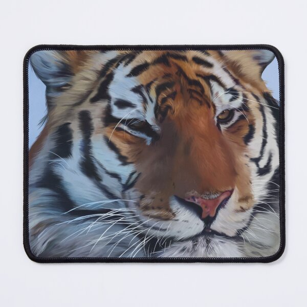 Item preview, Magnificent Siberian Tiger digital painting designed and sold by Grumpy Sloth.