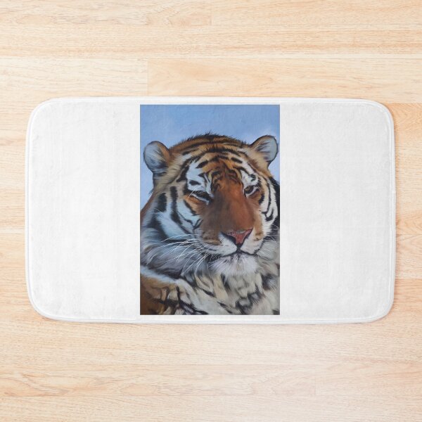Item preview, Magnificent Siberian Tiger digital painting designed and sold by Grumpy Sloth.