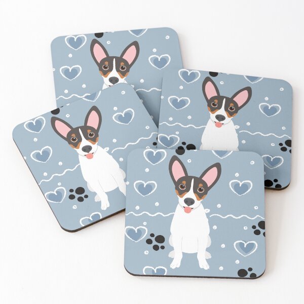 Item preview, Love Tri Color Rat Terrier designed and sold by Lulupainting.