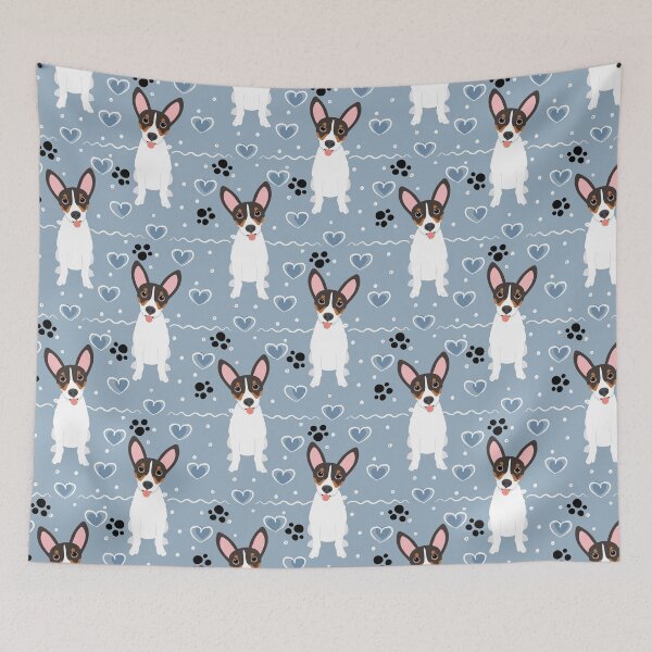 Item preview, Love Tri Color Rat Terrier designed and sold by Lulupainting.