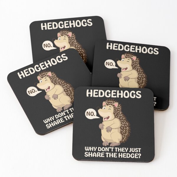 Item preview, Hedgehogs Why Don't They Just Share The Hedge Cute Hedgehog Lover Funny Gift designed and sold by Bloomoonish.