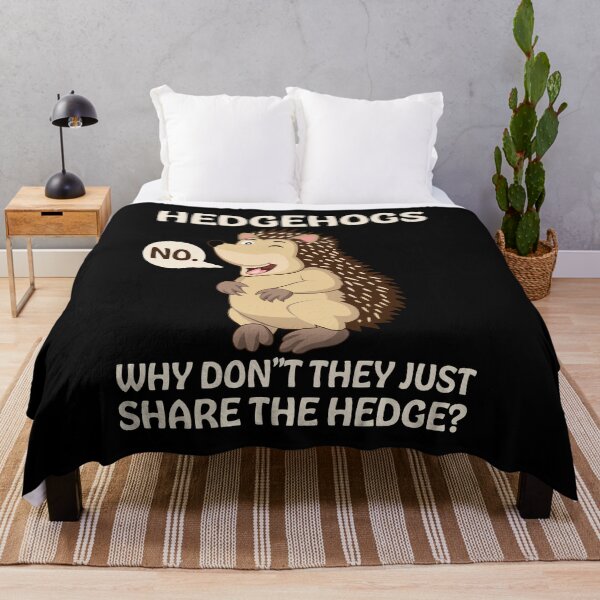 Item preview, Hedgehogs Why Don't They Just Share The Hedge Cute Hedgehog Lover Funny Gift designed and sold by Bloomoonish.