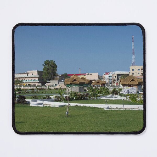 Item preview, The view of new Mogadishu Peace Garden in Hamar jajab district of Somalia designed and sold by VintageSomalia.