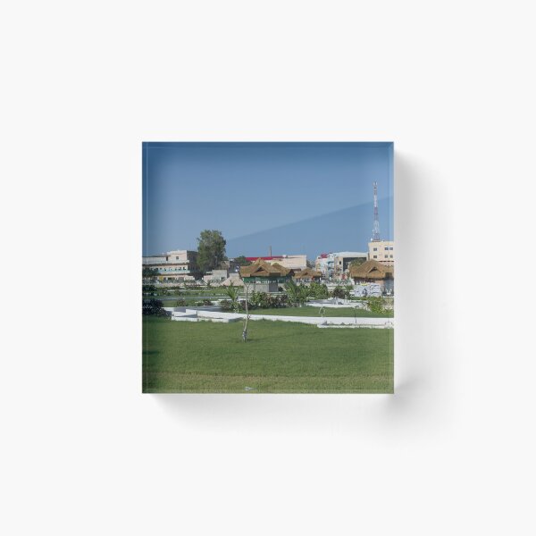 Item preview, The view of new Mogadishu Peace Garden in Hamar jajab district of Somalia  designed and sold by VintageSomalia.