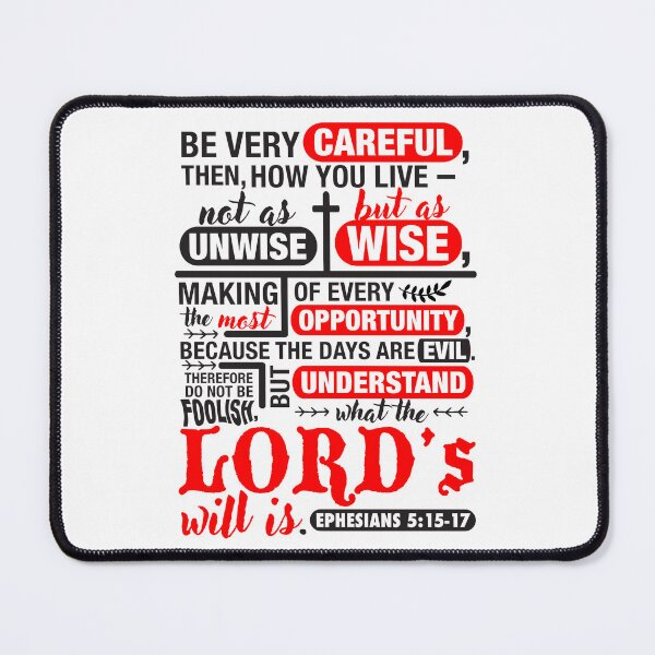 Item preview, Ephesians 5:15-17 designed and sold by plushism.