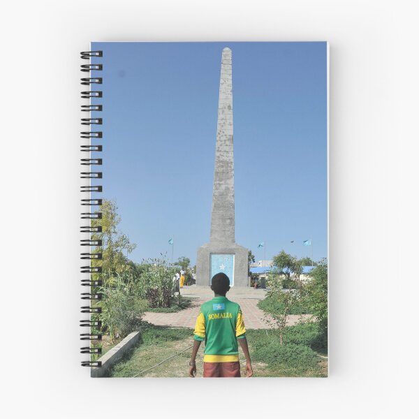 Item preview, A young boy looks the Tomb of the Unknown Soldier in the capital of Mogadishu designed and sold by VintageSomalia.