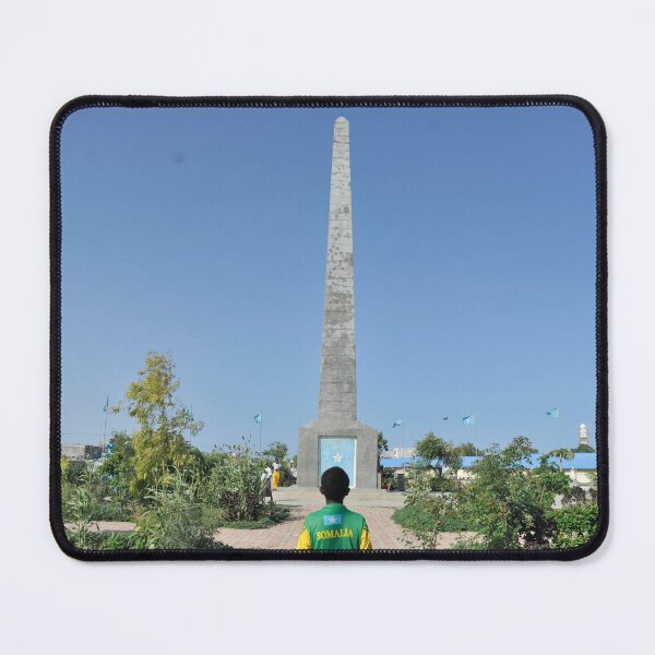 Item preview, A young boy looks the Tomb of the Unknown Soldier in the capital of Mogadishu designed and sold by VintageSomalia.