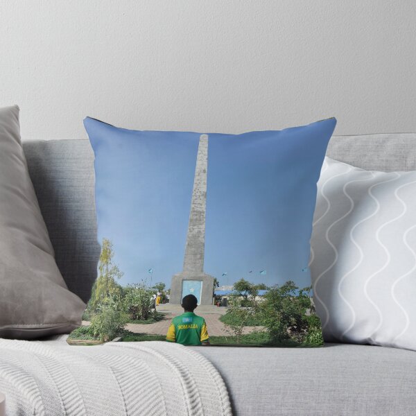 Item preview, A young boy looks the Tomb of the Unknown Soldier in the capital of Mogadishu designed and sold by VintageSomalia.