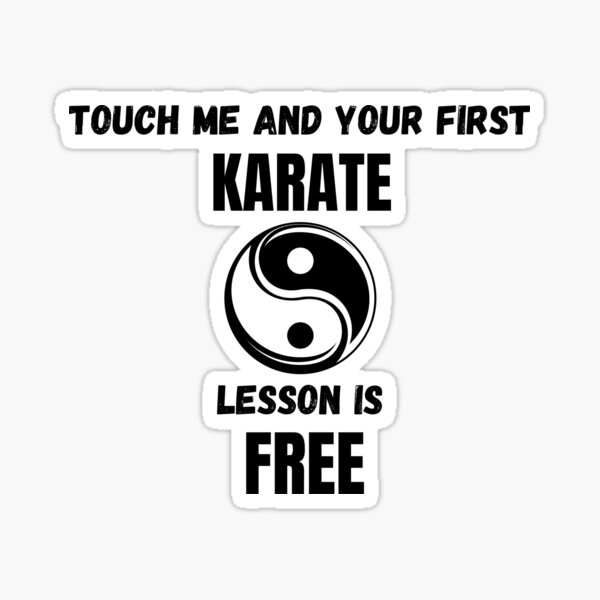 Funny Karate Quote Stickers for Sale | Redbubble Funny Karate Quote Stickers for Sale | Redbubble