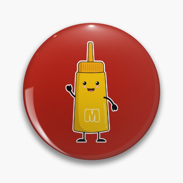 Item preview, Kawaii Mustard: Best Friends Forever (with the Ketchup) designed and sold by Happy Puppy Print On Demand.