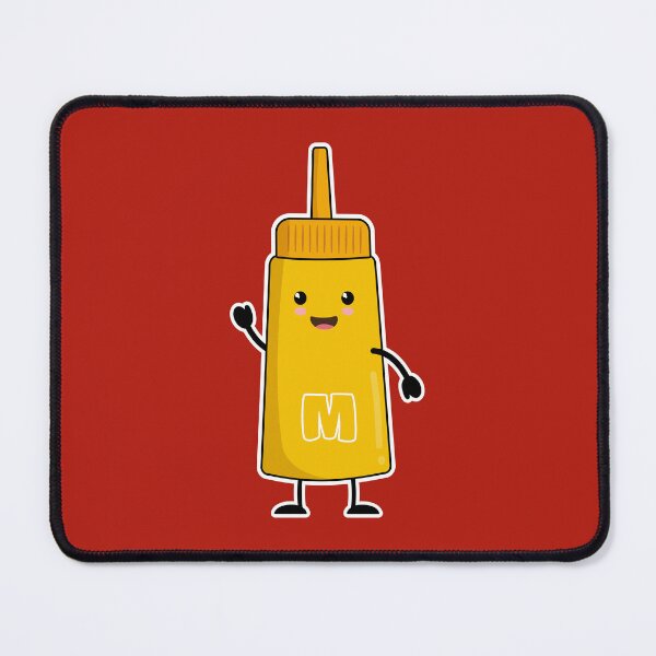 Item preview, Kawaii Mustard: Best Friends Forever (with the Ketchup) designed and sold by Happy Puppy Print On Demand.