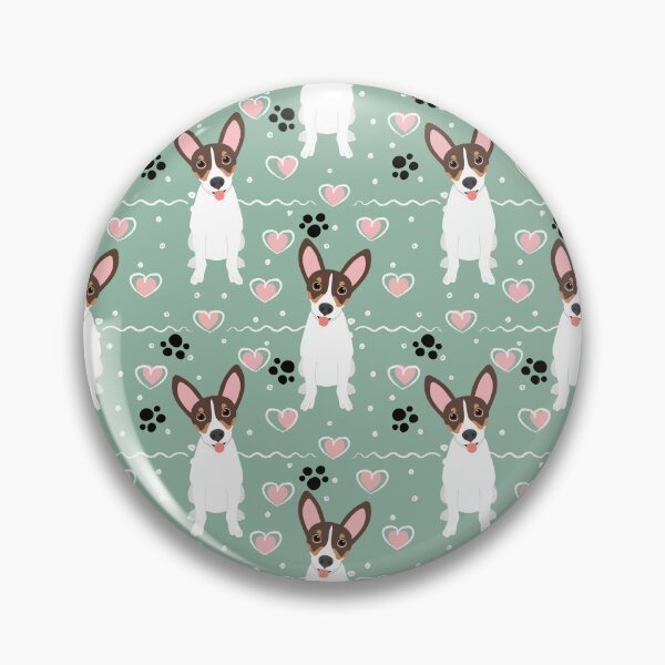 Item preview, Love Chocolate Tan White Rat Terrier designed and sold by Lulupainting.