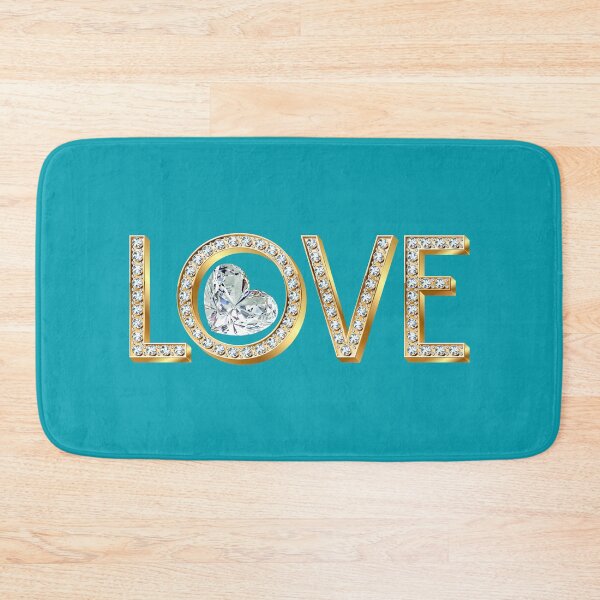 Item preview, Diamond LOVE Forever (on Aqua) designed and sold by PawsitiveMum.