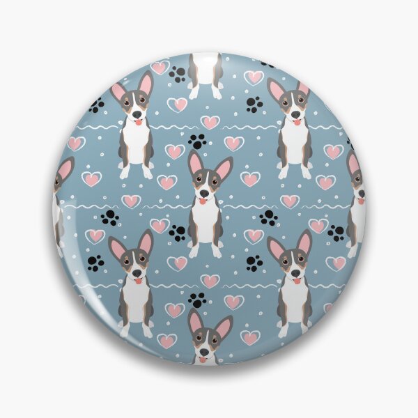 Item preview, Love Blue Tan White Rat Terrier designed and sold by Lulupainting.