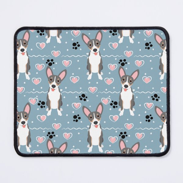 Item preview, Love Blue Tan White Rat Terrier designed and sold by Lulupainting.
