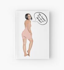 Pinup girl Comic style Hardcover Journal