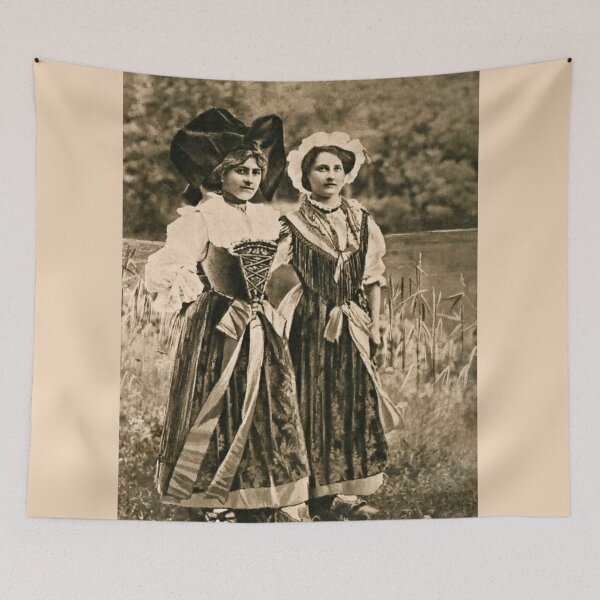 Item preview, Vintage traditional women from Alsace and Lorraine designed and sold by aapshop.
