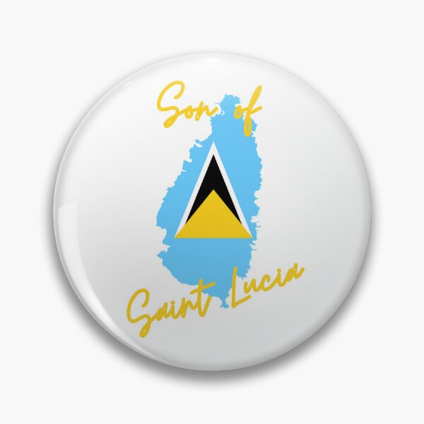 Item preview, Son of Saint Lucia Map Flag designed and sold by NovawayDirect.