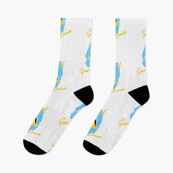 Item preview, Son of Saint Lucia Map Flag designed and sold by NovawayDirect.