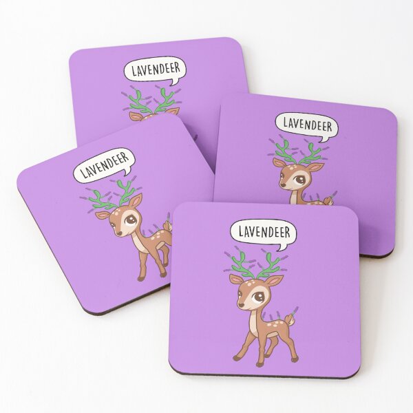 Item preview, Lavendeer - Cute Lavender Deer Pun gift designed and sold by LEFDDesigns.