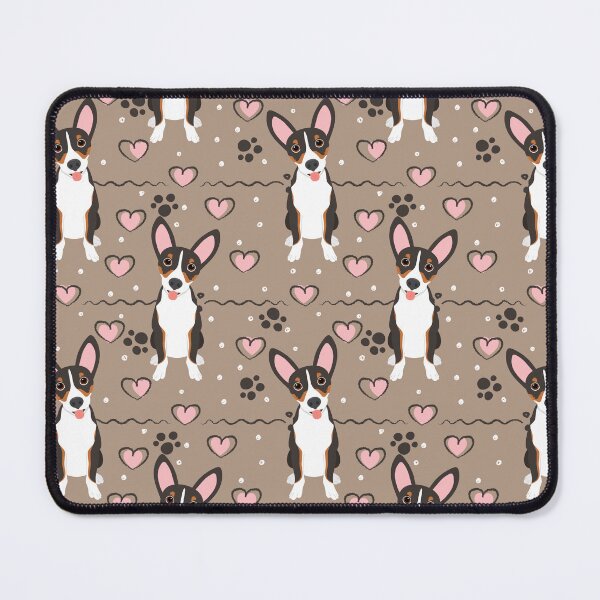 Item preview, Love Tri Color Black Tan Rat Terrier designed and sold by Lulupainting.
