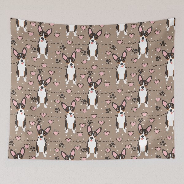 Item preview, Love Tri Color Black Tan Rat Terrier designed and sold by Lulupainting.