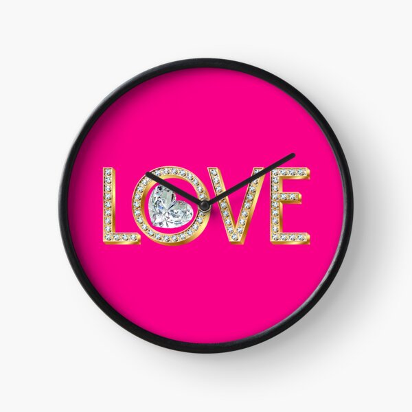 Item preview, Diamond LOVE Forever (on Hot Pink) designed and sold by PawsitiveMum.