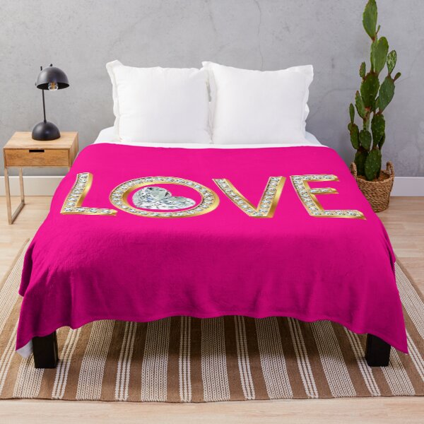 Item preview, Diamond LOVE Forever (on Hot Pink) designed and sold by PawsitiveMum.
