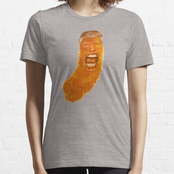 Vista previa del artículo con la obra «Cheeto Trump», diseñado y vendido por partyfarty.