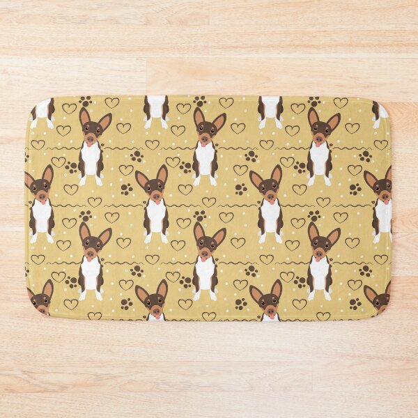 Item preview, Love Chocolate Tri Color Rat Terrier designed and sold by Lulupainting.