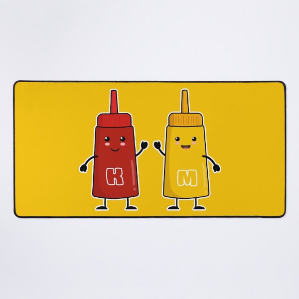 Item preview, Copy of Kawaii Mustard: Best Friends Forever (with the Ketchup) designed and sold by Happy Puppy Print On Demand.