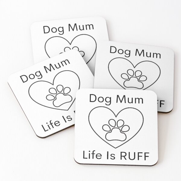 Item preview, Dog mum life is ruff designed and sold by springybelly.