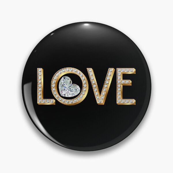 Item preview, Diamond LOVE Forever (on Black) designed and sold by PawsitiveMum.
