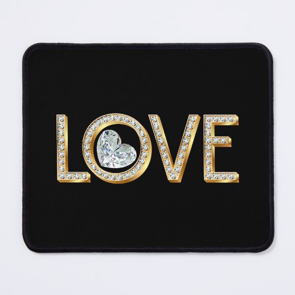 Item preview, Diamond LOVE Forever (on Black) designed and sold by PawsitiveMum.