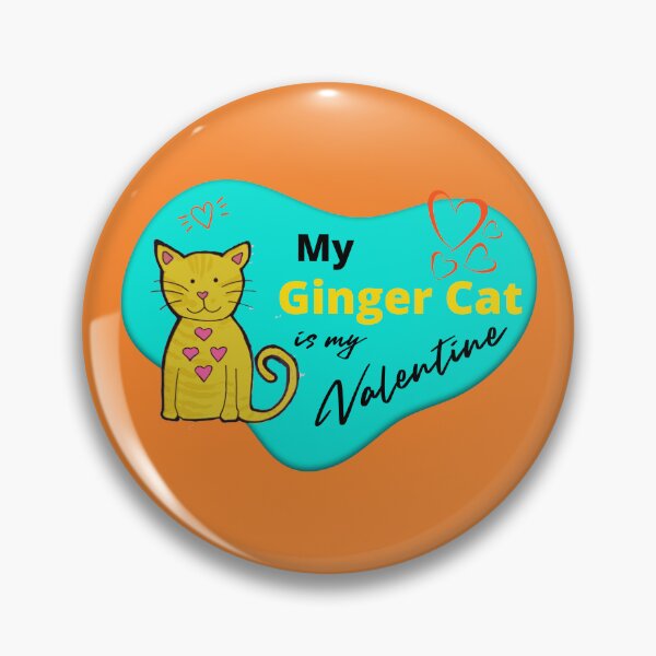 Item preview, Ginger Cat Valentine designed and sold by JosefinaDesigns.