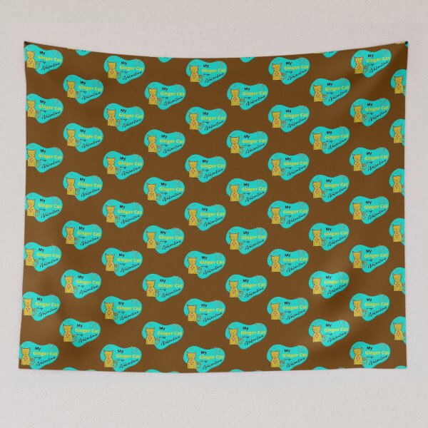 Item preview, Ginger Cat Valentine designed and sold by JosefinaDesigns.